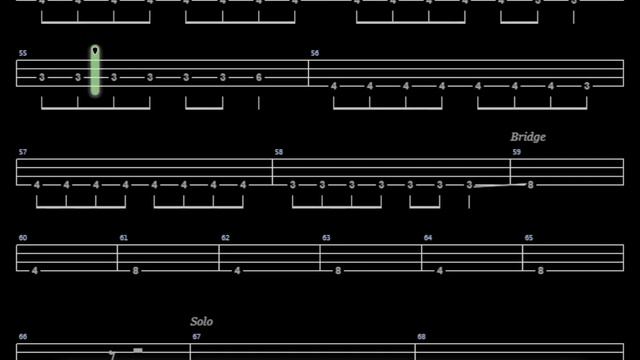 BASS TAB Sweet Dream rearangement music backing track смотреть онлайн