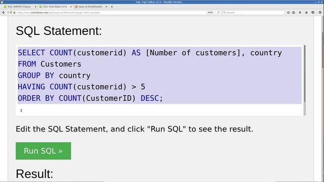 تعلم SQL كل يوم لمدة 5 دقائق: SQL HAVING Clause смотреть онлайн