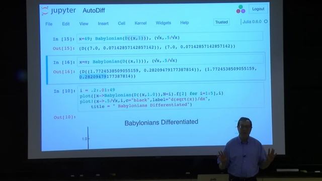 Lecture 36: Alan Edelman and Julia Language смотреть онлайн