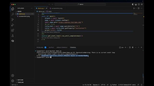 Python Pyppeteer: Use Puppeteer With Python смотреть онлайн