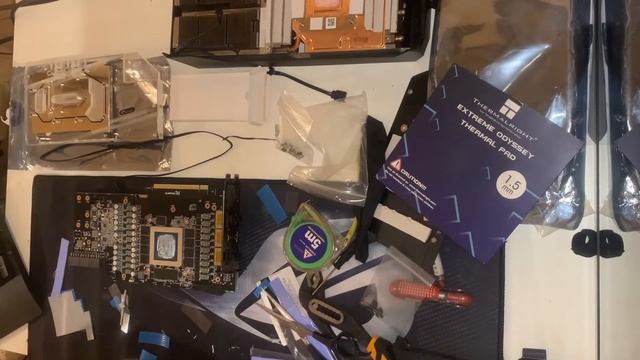 Gigabyte Aorus Xtreme RTX 3090 WaterBlock Installation смотреть онлайн