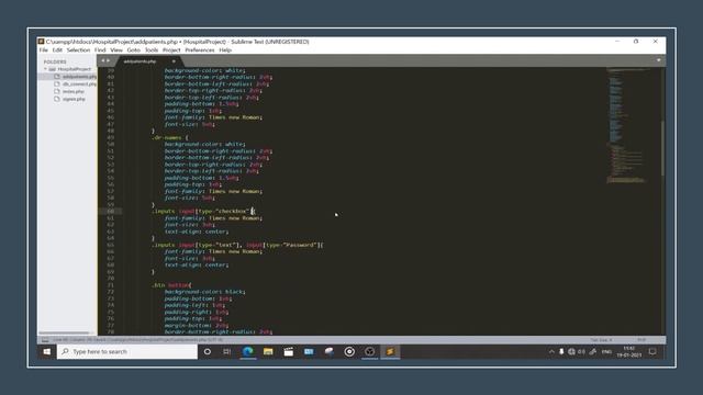 Coding the “ADDPATIENTS PHP” file [ PHP LONG PROJECT VIDEO - 4 ] смотреть онлайн