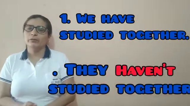 PRESENT PERFECT NEGATIVE FORM смотреть онлайн