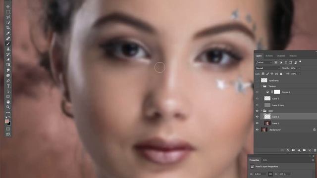 Частотное разложение для новичков Ретушь кожи. Часть 1 смотреть онлайн