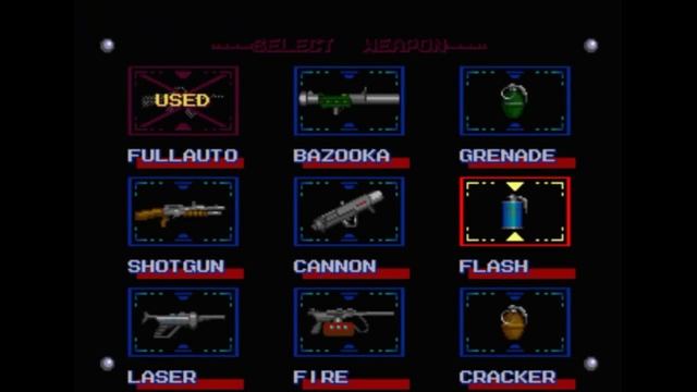 Sega Mega Drive 2 (Smd) 16-bit Rolling Thunder 3 Round 4