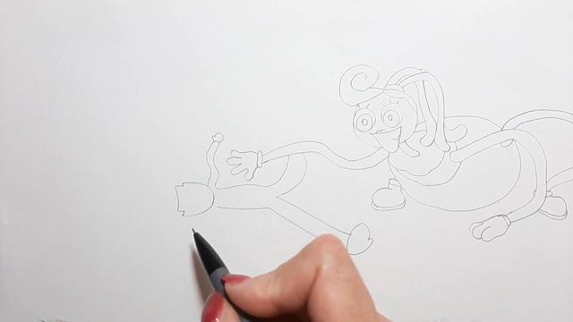 Как нарисовать MOMMY LONG LEGS ( длинноногая мамочка ) и Хагги Вагги из POPPY PLAYTIME 2 смотреть онлайн