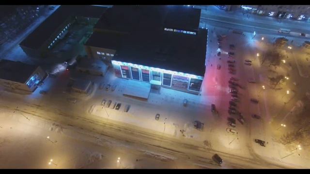 DJI P3P 4K: Вечерний центр города Березники смотреть онлайн