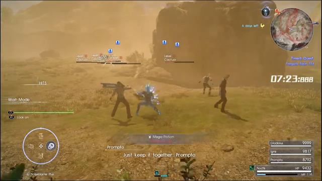 FINAL FANTASY XV|Timed Hunt #24 Cactuar & Slactuar Contest Round 10 [1561 Kills] смотреть онлайн