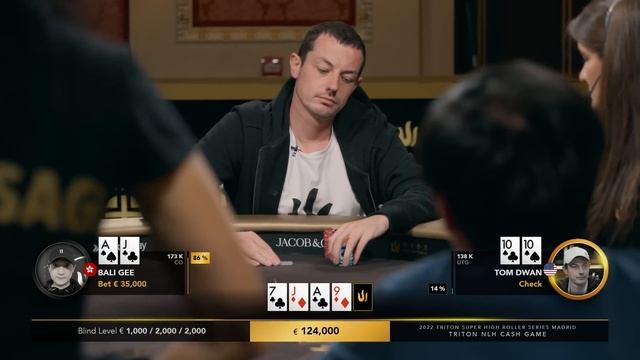 No Limit Hold'em CASH GAME | Episode 1 - Triton Poker Madrid 2022 смотреть онлайн