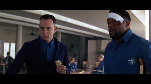 Форрест учится играть в пинг понг. Момент из фильма Форрест Гамп (1994)