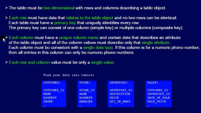 SQL 142 Database, Normalizing, First Normal Form смотреть онлайн