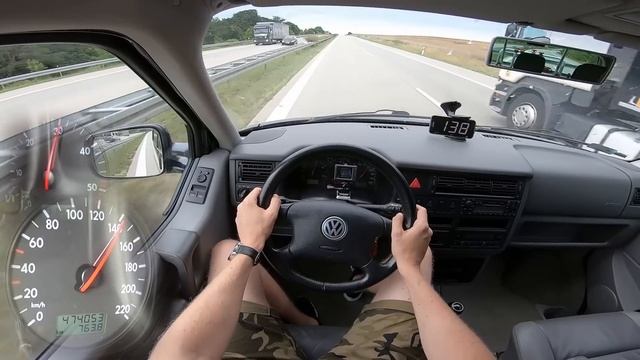 2002 VW T4 Multivan 2.5 TDI (151 KM) | Będzie 200?! V-MAX. Próba Autostradowa. AUTOBAHN.