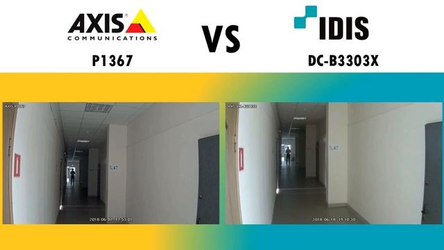 Видео сравнение AXIS P1367 и IDIS DC B3303X смотреть онлайн