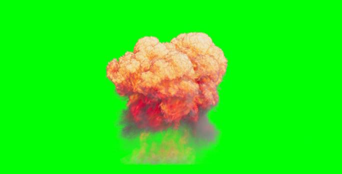 Бесплатные Футажи Взрыва на Зелёном Фоне. Альфа Канал - Версия 03 смотреть онлайн