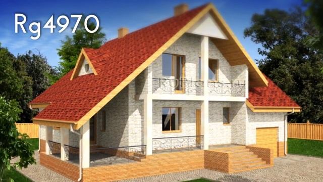 Проекты домов с мансардой и гаражом RuPlans. Топ-20 смотреть онлайн