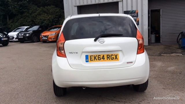 NISSAN NOTE ACENTA WHITE 2014 смотреть онлайн