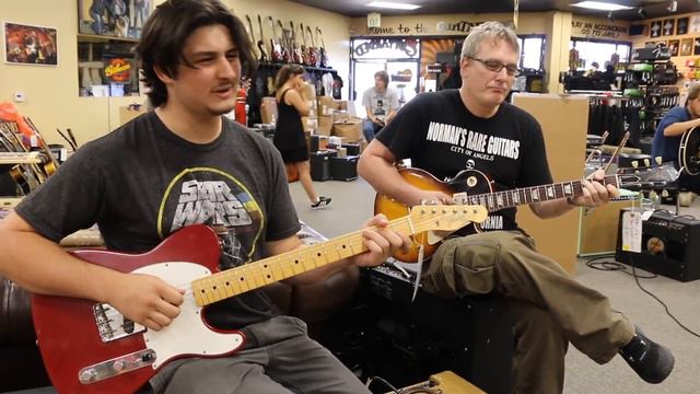 Spencer Lemann & Gunnar Larsson | Fender Custom Shop 1966 Esquire & Gibson Les Paul R9 смотреть онлайн