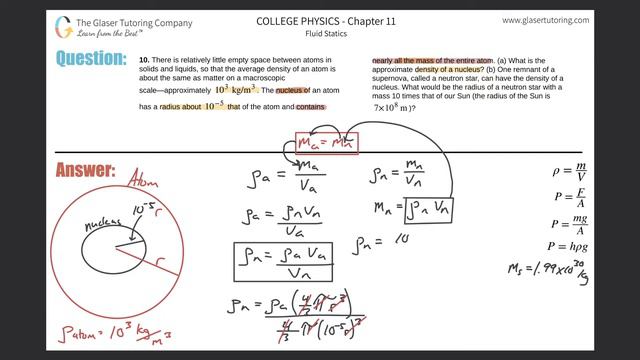 11.10 | There is relatively little empty space between atoms in solids and liquids, so that the смотреть онлайн