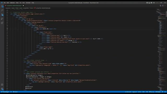 24 - Complete Real Estate Web Application using PHP with Laravel : Site Properties part 7 . смотреть онлайн