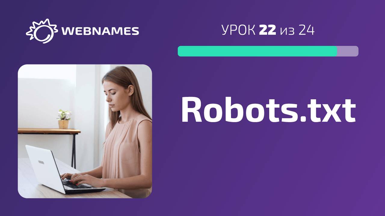 Настраиваем файл robots txt (урок 22/24) смотреть онлайн