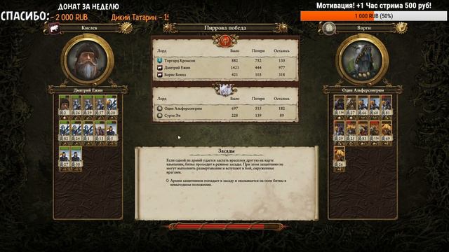 Total War: Warhammer 2 + мод SFO (Легенда) - Кислев #2 смотреть онлайн
