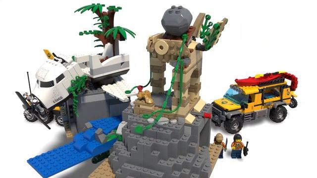 Конструктор LEGO City Jungle Explorers 60161 База исследователей джунглей смотреть онлайн