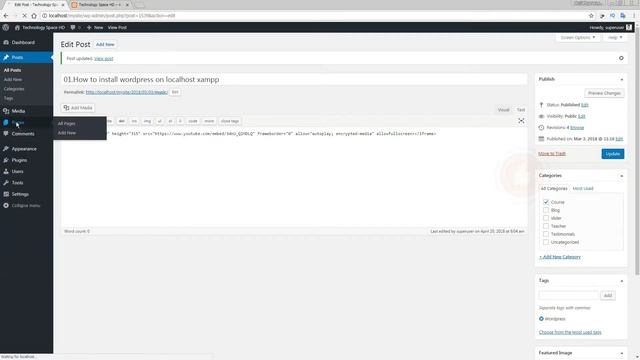06. WordPress theme "HB Education" configuration смотреть онлайн