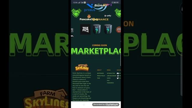 farm sky lines play to earn NFT farming game смотреть онлайн