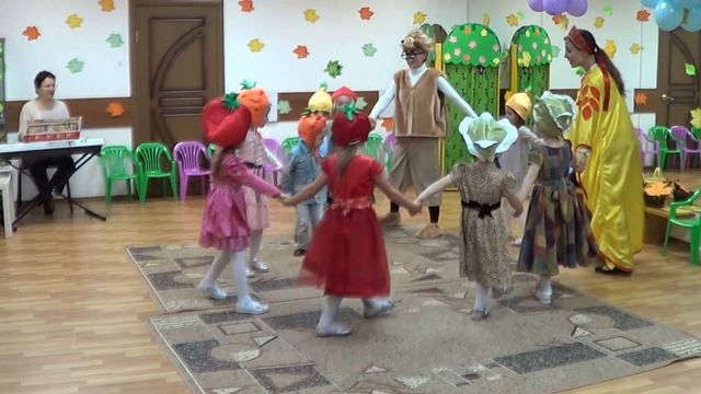 Baby club. Праздник Осени Танец Овощей 5 лет Детский клуб Капитошка www.kapetoshka.ru смотреть онлайн