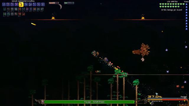 Terraria Calamity Revengeance mode Ranger:The ravager смотреть онлайн