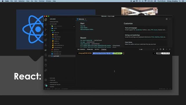 react using typescript (chinese version) for beginner part one set up смотреть онлайн