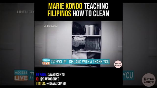 Marie Kondo Teaching Filipinos How To Clean смотреть онлайн