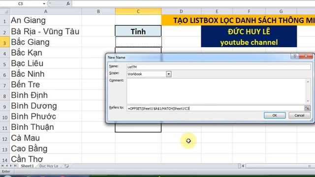 Cách tạo listbox thông minh có thể lọc danh sách theo ký tự nhập vào смотреть онлайн