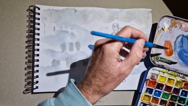 Dark Academia Surreal Painting - The Professor - RRMAIN Day 3 смотреть онлайн