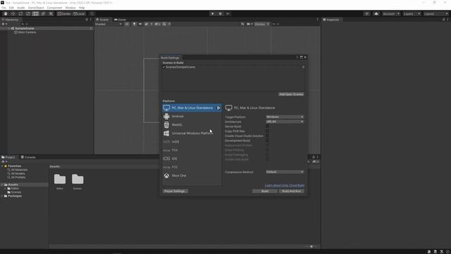 Unity - Начало