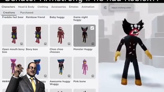 Senator Armstrong If He Had Roblox??