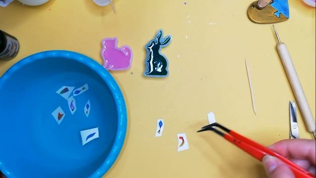 Парный кулон для влюбленных / Брошки из эпоксидной смолы к 14февраля Epoxy resin смотреть онлайн