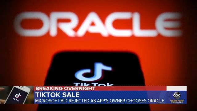TikTok chooses Oracle over Microsoft for sale, sources say l GMA смотреть онлайн