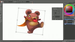 Move and Transform your selections in Krita