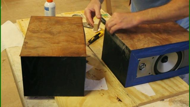 Ep. 37 - How to Apply Real Wood Veneer your DIY Speaker | DIY Speaker Veneer | Home Theater Gurus смотреть онлайн