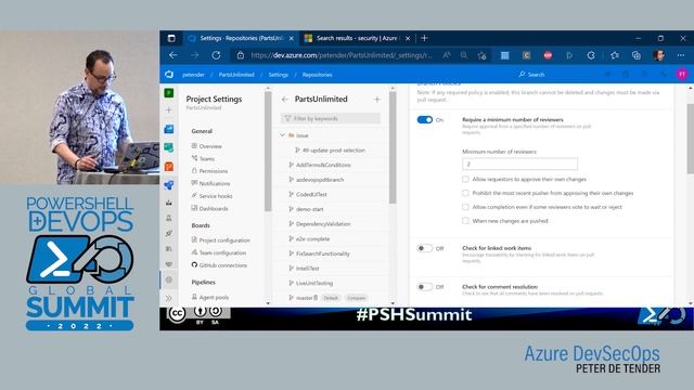 PSHSummit 2022 - Azure DevSecOps by Peter De Tender смотреть онлайн