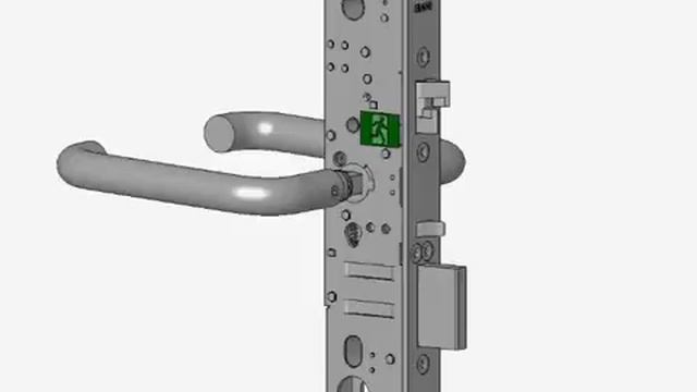 Настройка и устройство врезного электромеханического замка ABLOY EL460, EL466 для профильных дверей смотреть онлайн