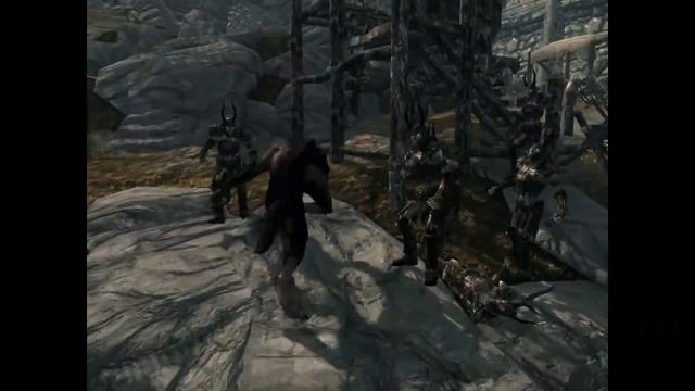 Skyrim Battles - Imperial Courier vs 10 Draugr Death Overlord [Master Settings] смотреть онлайн