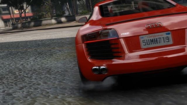 Audi R8 V8 2008 (GTA 4) смотреть онлайн