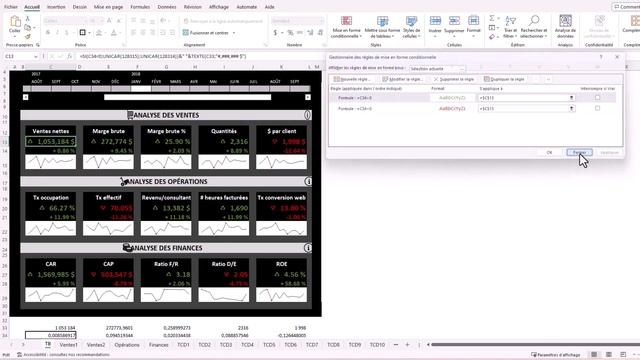 Les différents usages de la MISE EN FORME conditionnelle sur EXCEL! смотреть онлайн