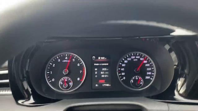 Kia K5 - разгон до максимальной скорости смотреть онлайн