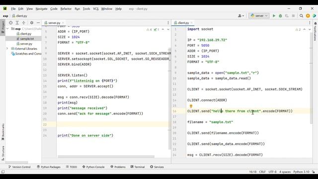 Sending Files Using Python Socket || Python Socket ||