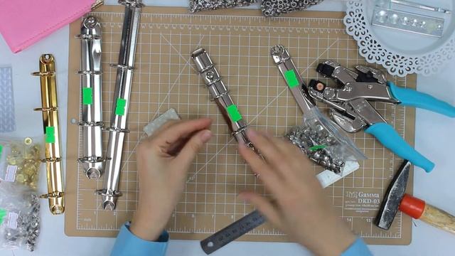 Скрапбукинг. Установка кольцевого механизма смотреть онлайн