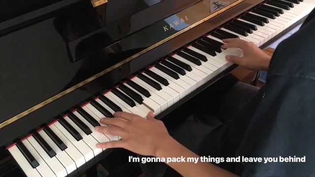 I Love You So (The Walters) piano cover+lyrics смотреть онлайн