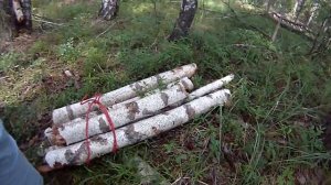 Переноска дров (выход в лес и веревка)